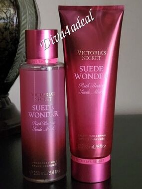 Victoria’s Secret SUEDE WONDER 2PC Mist + Lotion Bundle